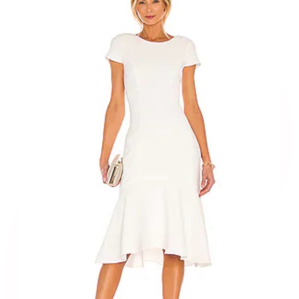 Amanda Uprichard Evelina Dress in Ivory